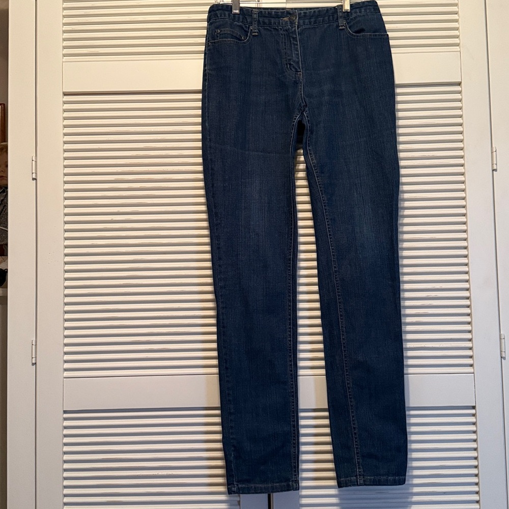 JEANOLOGY High Waisted Dark Wash Skinny Jeans
